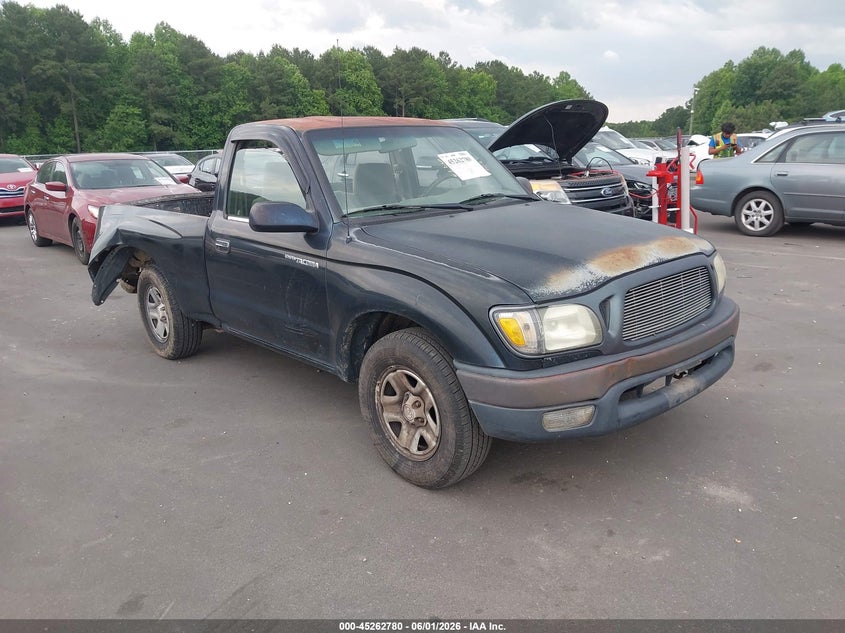 2004 Toyota Tacoma VIN 5TENL42N04Z462769 IAAI salvage auction — FRONT & REAR, Salvage (North Carolina), sold $275 on 2026-07-29 (photo 1)