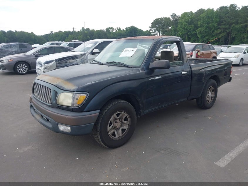 2004 Toyota Tacoma VIN 5TENL42N04Z462769 IAAI salvage auction — FRONT & REAR, Salvage (North Carolina), sold $275 on 2026-07-29 (photo 2)