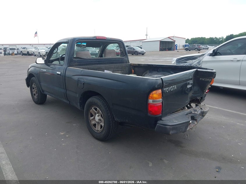 2004 Toyota Tacoma VIN 5TENL42N04Z462769 IAAI salvage auction — FRONT & REAR, Salvage (North Carolina), sold $275 on 2026-07-29 (photo 3)