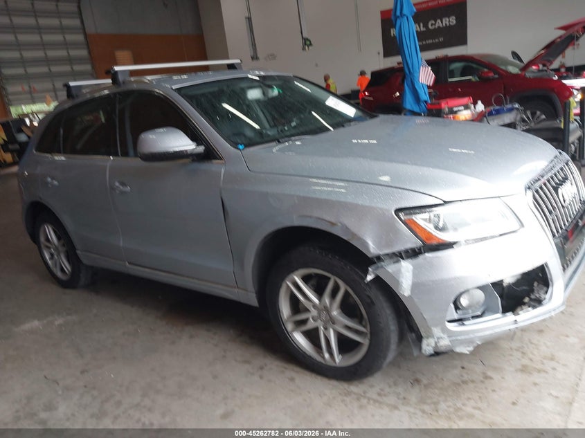 2016 Audi Q5 VIN WA1L2AFP7GA144077 IAAI salvage auction — LEFT FRONT, Salvage Title, sold $2,625 on 2026-07-09 (photo 1)