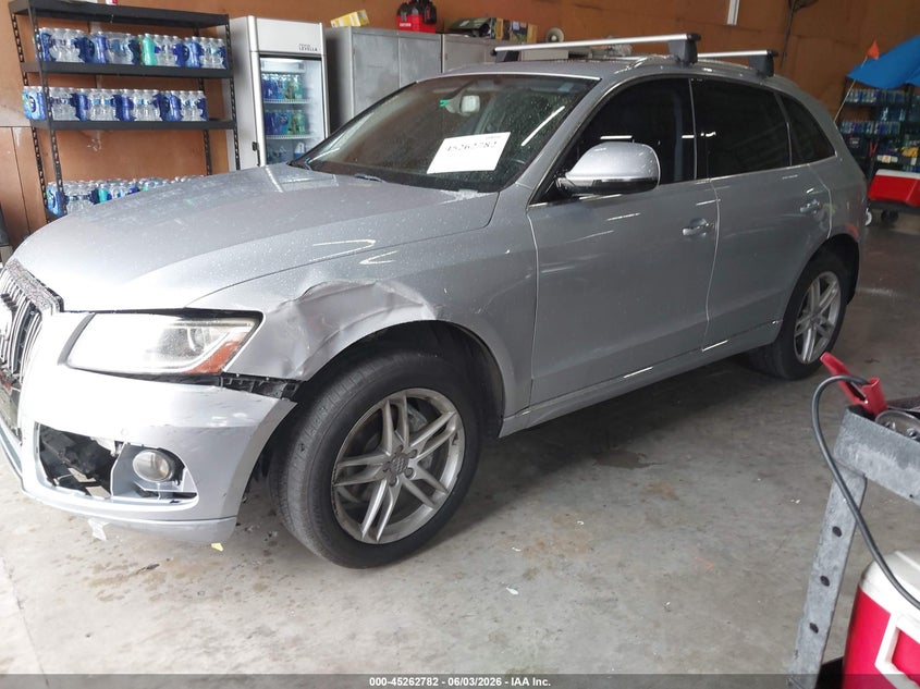 2016 Audi Q5 VIN WA1L2AFP7GA144077 IAAI salvage auction — LEFT FRONT, Salvage Title, sold $2,625 on 2026-07-09 (photo 2)