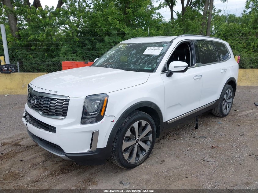 2021 Kia Telluride VIN 5XYP6DHC2MG152591 IAAI salvage auction — FRONT END, Salvage Title, sold $9,000 on 2026-09-02 (photo 2)