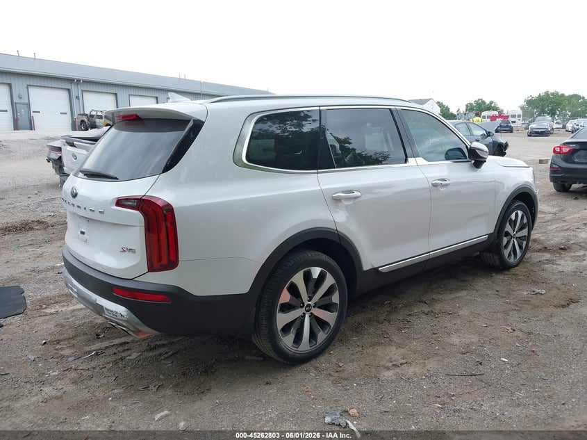 2021 Kia Telluride VIN 5XYP6DHC2MG152591 IAAI salvage auction — FRONT END, Salvage Title, sold $9,000 on 2026-09-02 (photo 4)