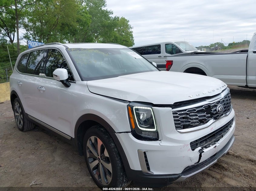 2021 Kia Telluride VIN 5XYP6DHC2MG152591 IAAI salvage auction — FRONT END, Salvage Title, sold $9,000 on 2026-09-02 (photo 6)