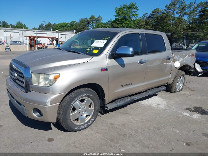 2007 Toyota Tundra VIN 5TBEV58177S465103 IAAI salvage auction — REAR END, Salvage (South Carolina), sold $3,100 on 2026-07-24 (photo 2)