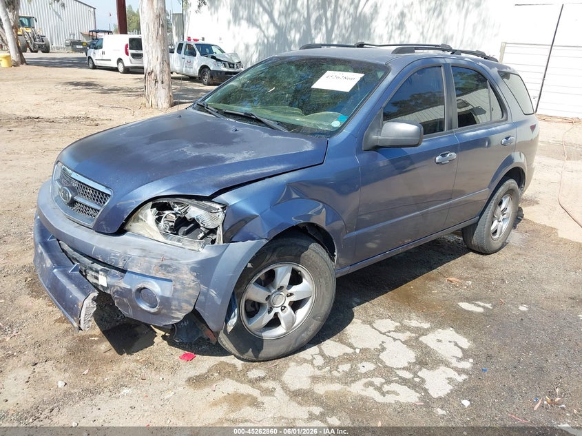 2006 Kia Sorento VIN KNDJD733165568471 IAAI salvage auction — LEFT FRONT, Salvage (California), sold $400 on 2026-07-07 (photo 2)