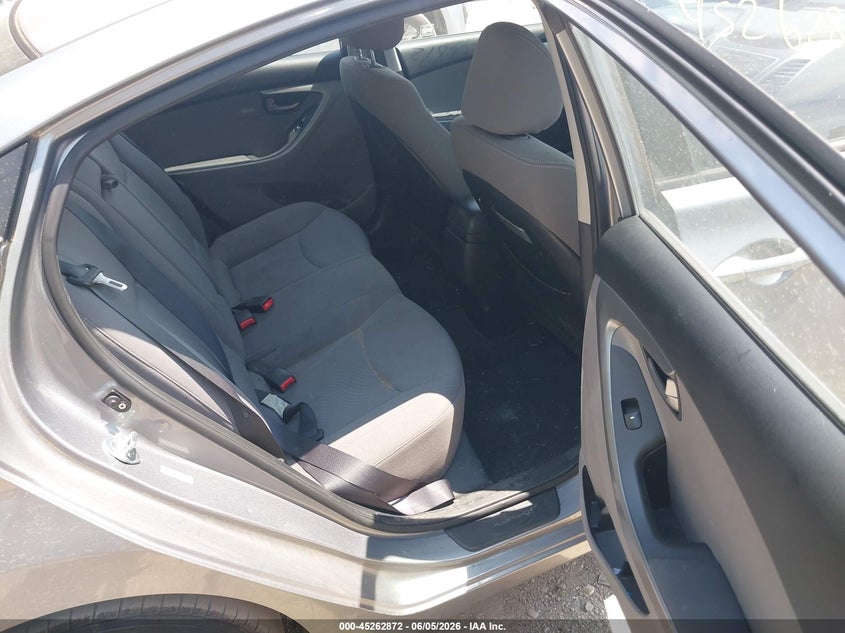 2016 Hyundai Elantra VIN KMHDH4AE9GU504394 IAAI salvage auction — THEFT, Salvage Title, sold $775 on 2026-07-22 (photo 8)