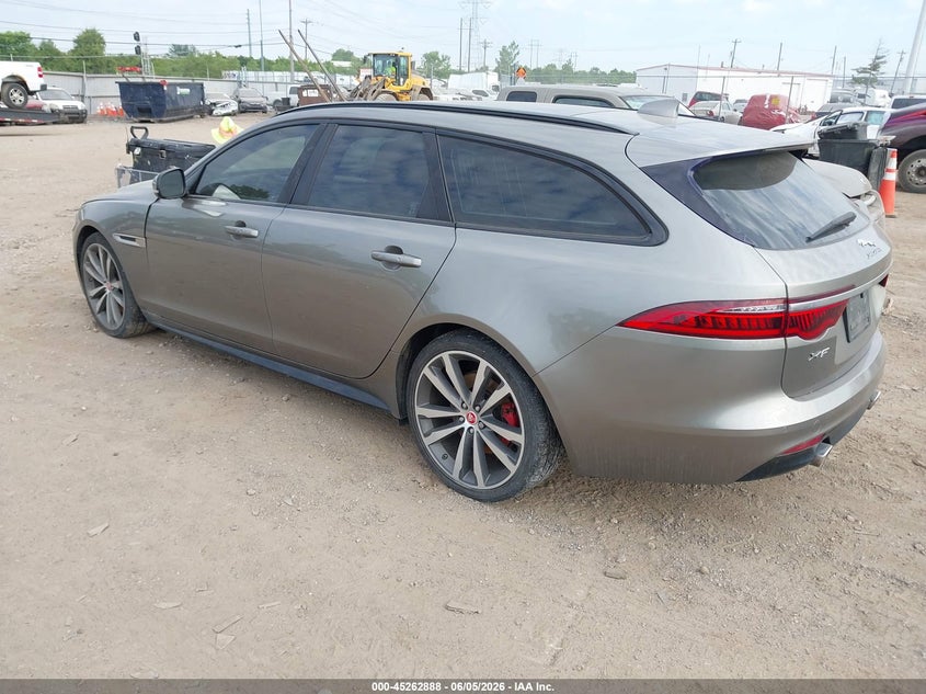 2018 Jaguar Xf VIN SAJBM2FV5JCY63888 IAAI salvage auction — FRONT END, Salvage Title, sold $4,450 on 2026-07-23 (photo 3)