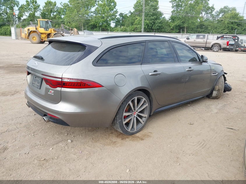 2018 Jaguar Xf VIN SAJBM2FV5JCY63888 IAAI salvage auction — FRONT END, Salvage Title, sold $4,450 on 2026-07-23 (photo 4)