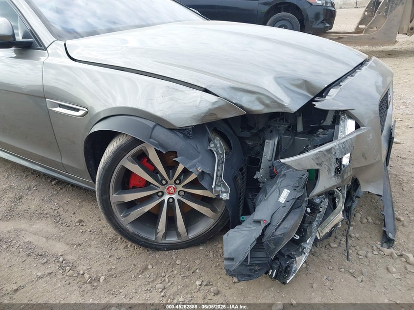 2018 Jaguar Xf VIN SAJBM2FV5JCY63888 IAAI salvage auction — FRONT END, Salvage Title, sold $4,450 on 2026-07-23 (photo 6)