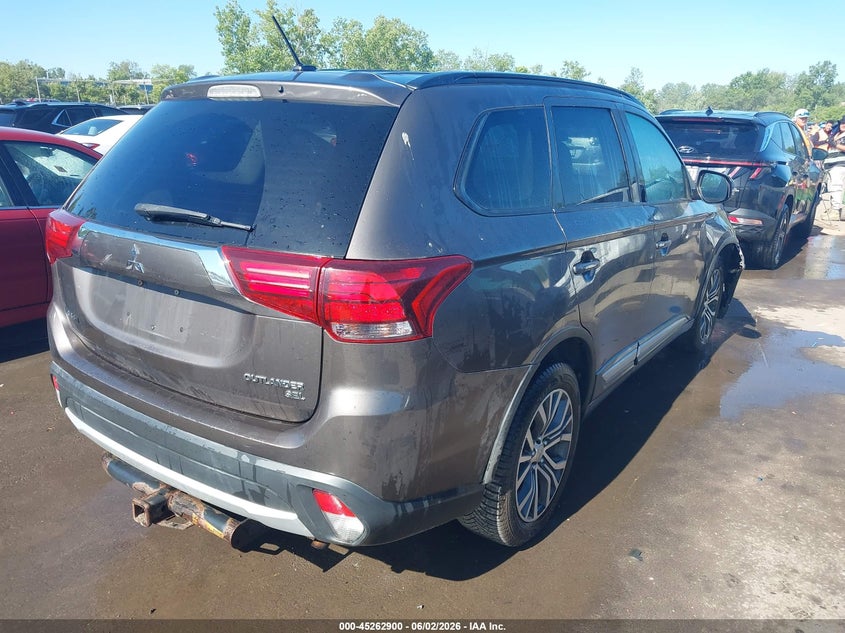 2016 Mitsubishi Outlander VIN JA4AZ3A37GZ058126 IAAI salvage auction — RIGHT FRONT, Salvage Title, sold $2,050 on 2026-07-28 (photo 4)