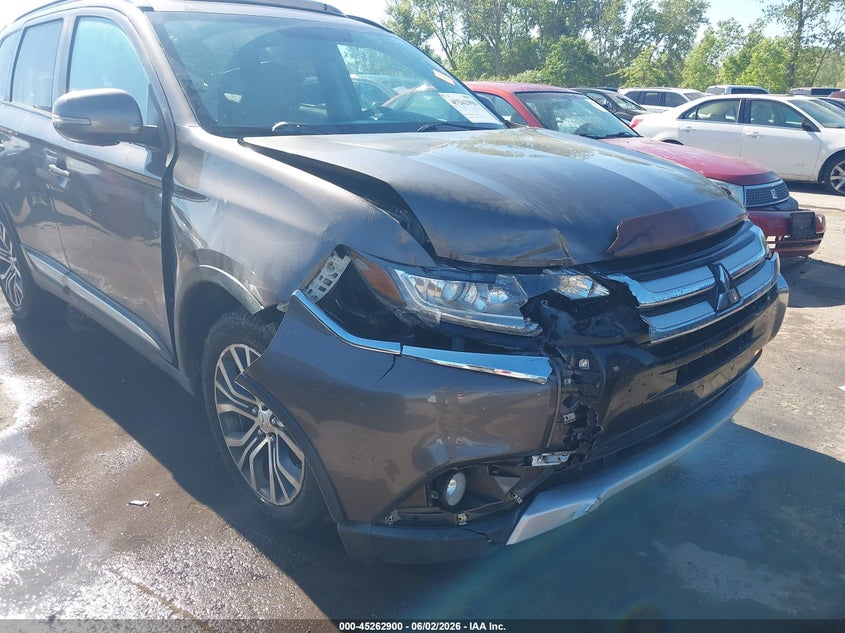 2016 Mitsubishi Outlander VIN JA4AZ3A37GZ058126 IAAI salvage auction — RIGHT FRONT, Salvage Title, sold $2,050 on 2026-07-28 (photo 6)