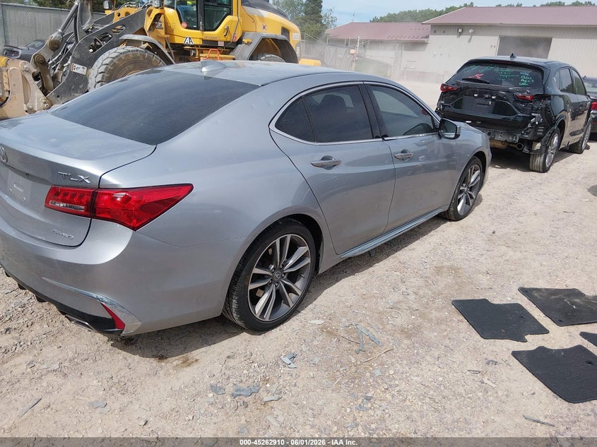 2020 Acura Tlx VIN 19UUB3F46LA003816 IAAI salvage auction — HAIL, Salvage Title, sold $2,900 on 2026-07-29 (photo 4)