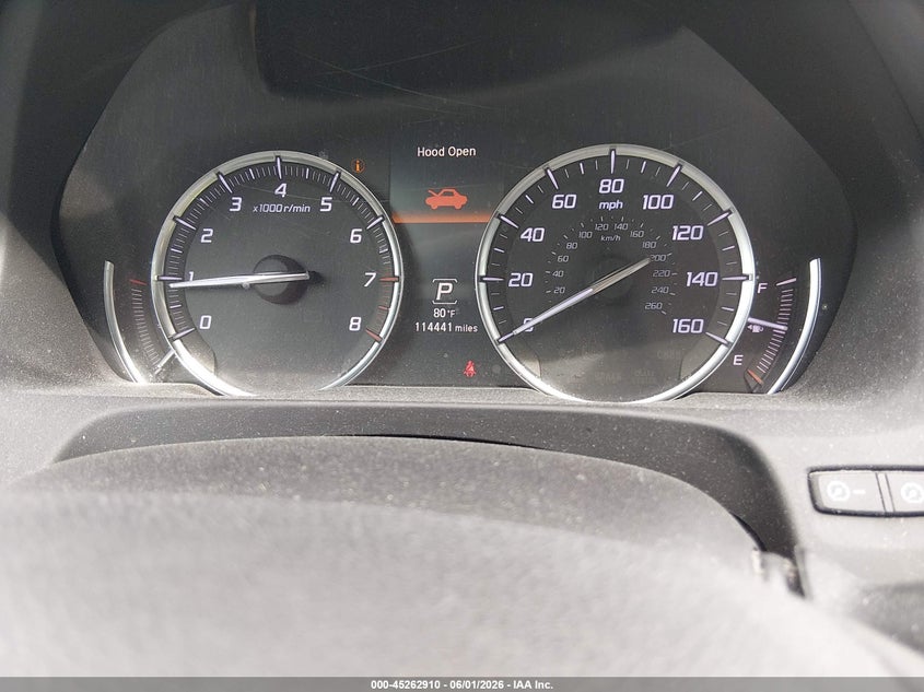 2020 Acura Tlx VIN 19UUB3F46LA003816 IAAI salvage auction — HAIL, Salvage Title, sold $2,900 on 2026-07-29 (photo 7)