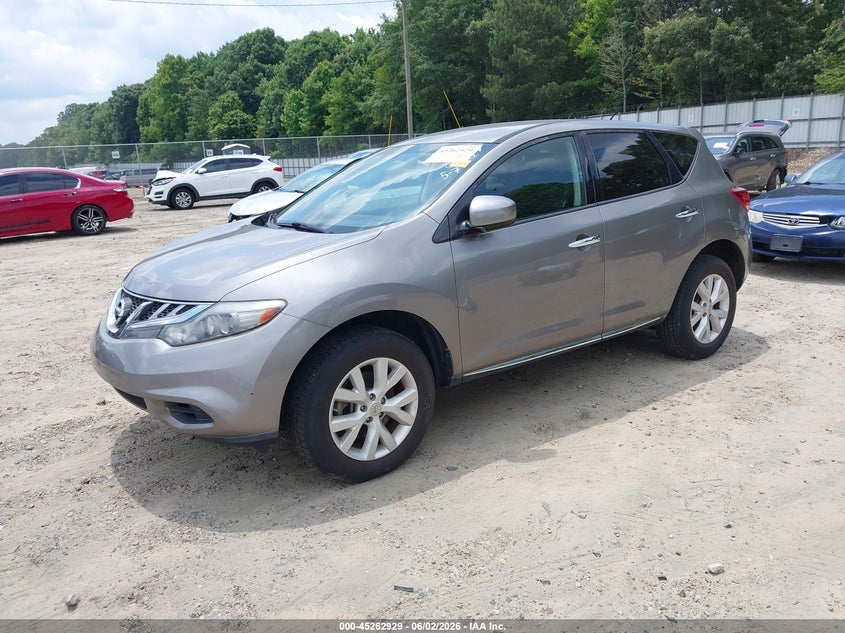 2011 Nissan Murano VIN JN8AZ1MU5BW056677 IAAI salvage auction — RIGHT FRONT, Salvage (Georgia), sold $1,150 on 2026-07-09 (photo 2)
