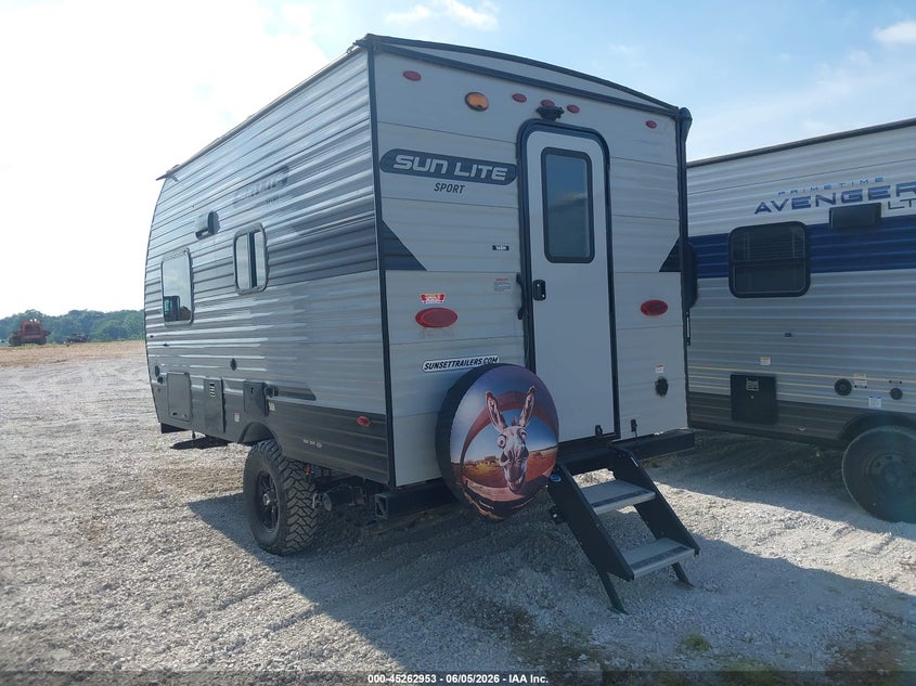 2022 Sunset Ez lite VIN 7J3U1ED19NS005610 IAAI salvage auction — HAIL, Salvage (Missouri), sold $3,500 on 2026-07-22 (photo 3)