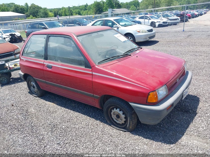 1988 Ford Festiva VIN KNJBT06K1J6164183 IAAI salvage auction — NORMAL WEAR, Clear (South Carolina), sold $800 on 2026-07-14 (photo 1)