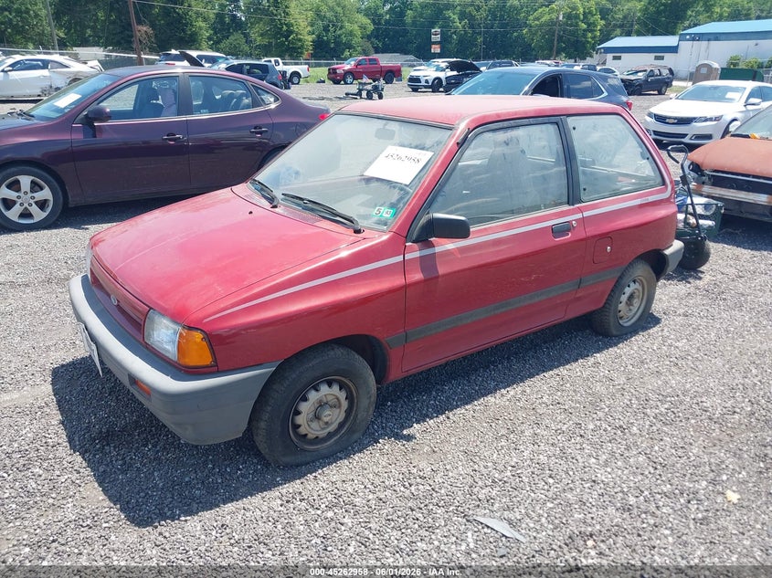 1988 Ford Festiva VIN KNJBT06K1J6164183 IAAI salvage auction — NORMAL WEAR, Clear (South Carolina), sold $800 on 2026-07-14 (photo 2)