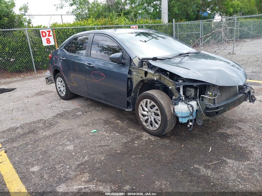 2018 Toyota Corolla VIN 5YFBURHE7JP834307 IAAI salvage auction — FRONT END, Salvage Title, sold $3,250 on 2026-07-13 (photo 1)