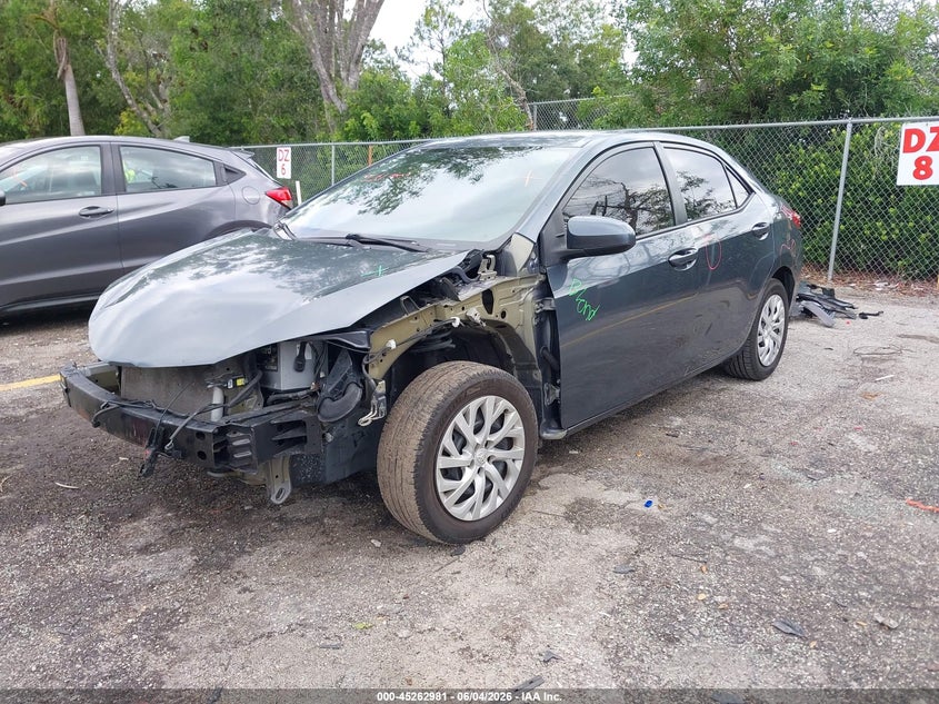 2018 Toyota Corolla VIN 5YFBURHE7JP834307 IAAI salvage auction — FRONT END, Salvage Title, sold $3,250 on 2026-07-13 (photo 2)