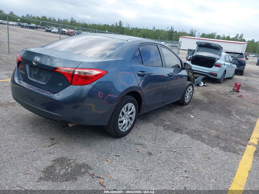 2018 Toyota Corolla VIN 5YFBURHE7JP834307 IAAI salvage auction — FRONT END, Salvage Title, sold $3,250 on 2026-07-13 (photo 4)