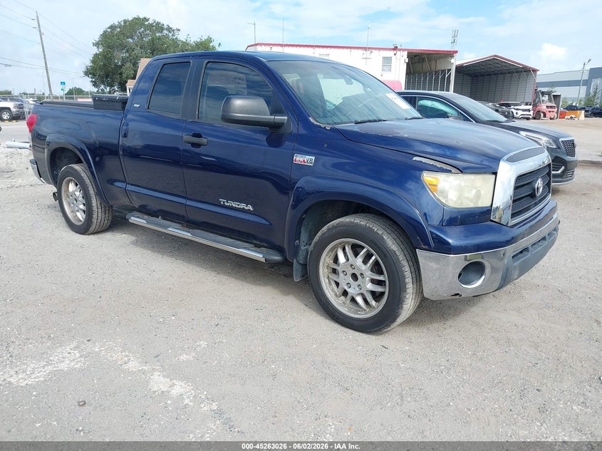 2007 Toyota Tundra VIN 5TBRV54177S472401 IAAI salvage auction — FRONT END, Rebuildable (Florida), sold $4,350 on 2026-07-07 (photo 1)