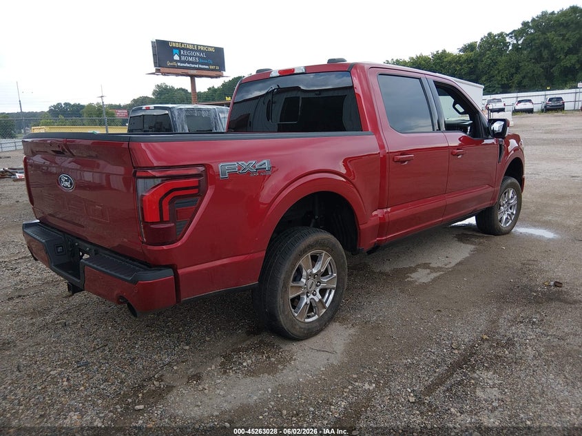 2025 Ford F-150 VIN 1FTFW5L54SFB45863 IAAI salvage auction — FRESH WATER, Salvage Title, sold $15,600 on 2026-07-30 (photo 4)