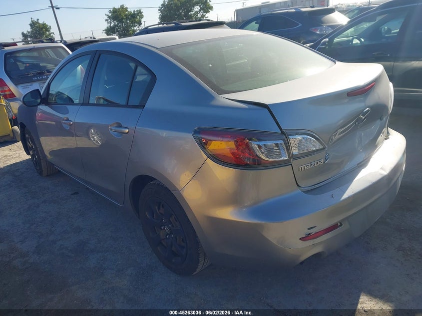 2013 Mazda 3 VIN JM1BL1TG2D1777195 IAAI salvage auction — REAR END, Salvage Title, sold $675 on 2026-07-09 (photo 3)
