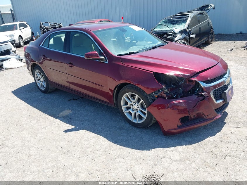 2015 Chevrolet Malibu VIN 1G11C5SL8FF332055 IAAI salvage auction — FRONT END, Salvage Title, sold $1,550 on 2026-07-10 (photo 1)