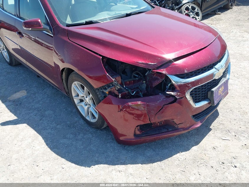 2015 Chevrolet Malibu VIN 1G11C5SL8FF332055 IAAI salvage auction — FRONT END, Salvage Title, sold $1,550 on 2026-07-10 (photo 6)