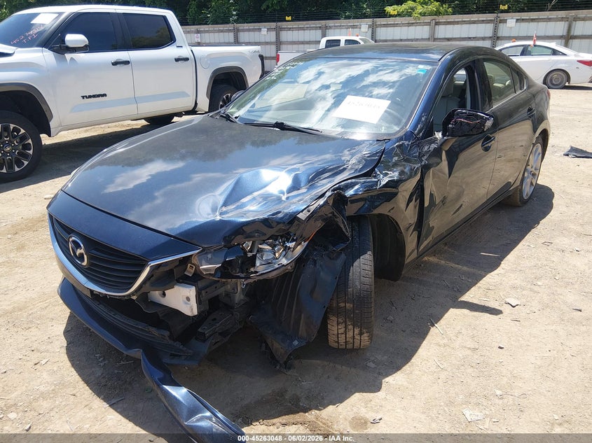 2015 Mazda 6 VIN JM1GJ1V53F1209449 IAAI salvage auction — LEFT FRONT, Salvage Title, sold $1,050 on 2026-07-15 (photo 6)