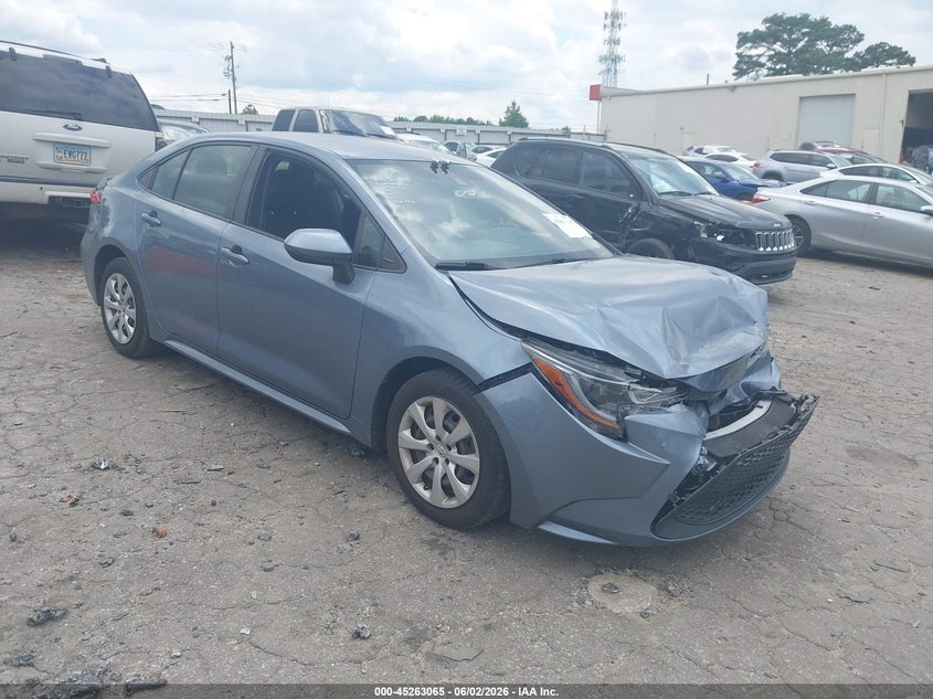 2022 Toyota Corolla VIN JTDEPMAEXN3004453 IAAI salvage auction — FRONT END, Salvage (Georgia), sold $5,200 on 2026-07-22 (photo 1)