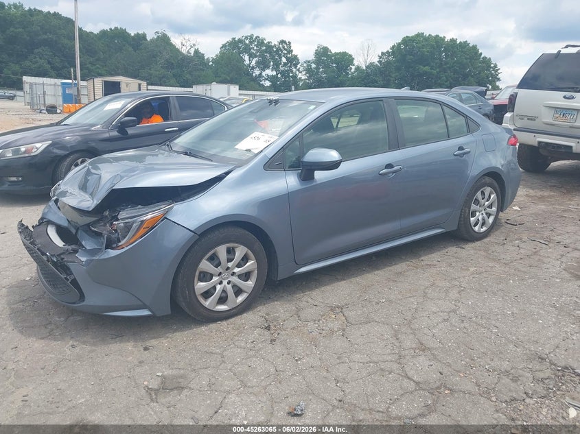 2022 Toyota Corolla VIN JTDEPMAEXN3004453 IAAI salvage auction — FRONT END, Salvage (Georgia), sold $5,200 on 2026-07-22 (photo 2)