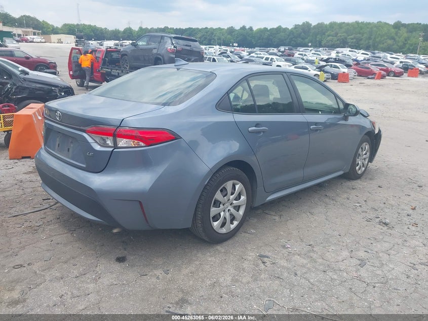 2022 Toyota Corolla VIN JTDEPMAEXN3004453 IAAI salvage auction — FRONT END, Salvage (Georgia), sold $5,200 on 2026-07-22 (photo 4)