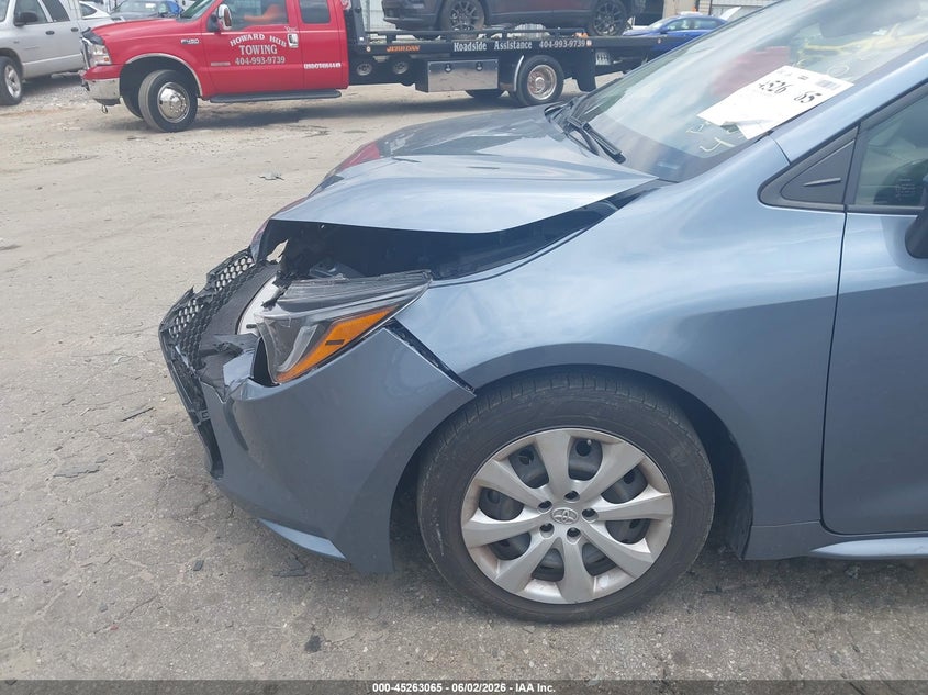 2022 Toyota Corolla VIN JTDEPMAEXN3004453 IAAI salvage auction — FRONT END, Salvage (Georgia), sold $5,200 on 2026-07-22 (photo 6)