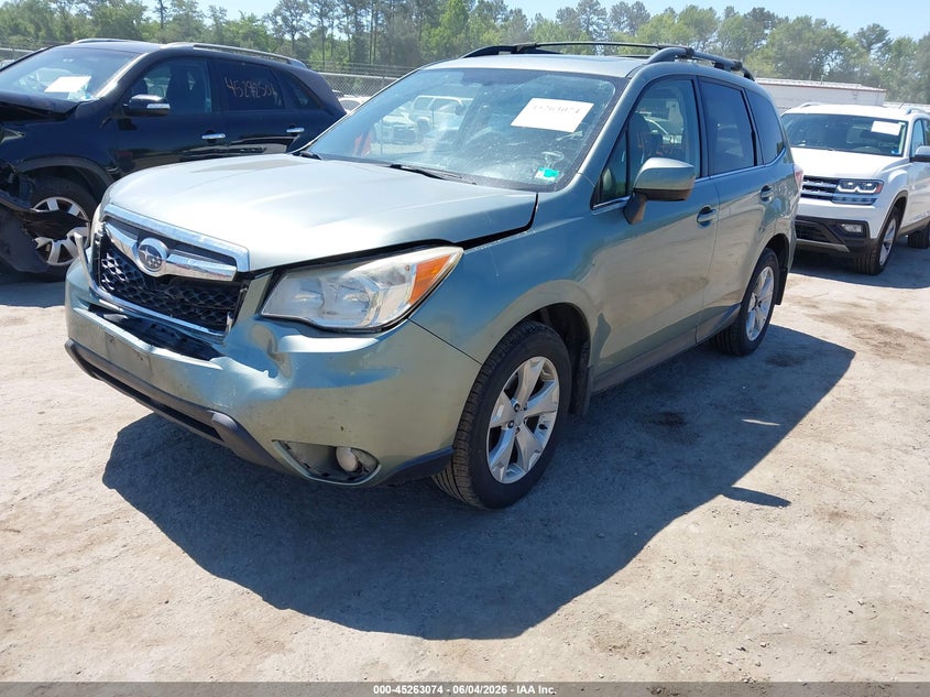 2015 Subaru Forester VIN JF2SJAKC3FH435027 IAAI salvage auction — FRONT END, Salvage Title, sold $1,050 on 2026-07-17 (photo 2)