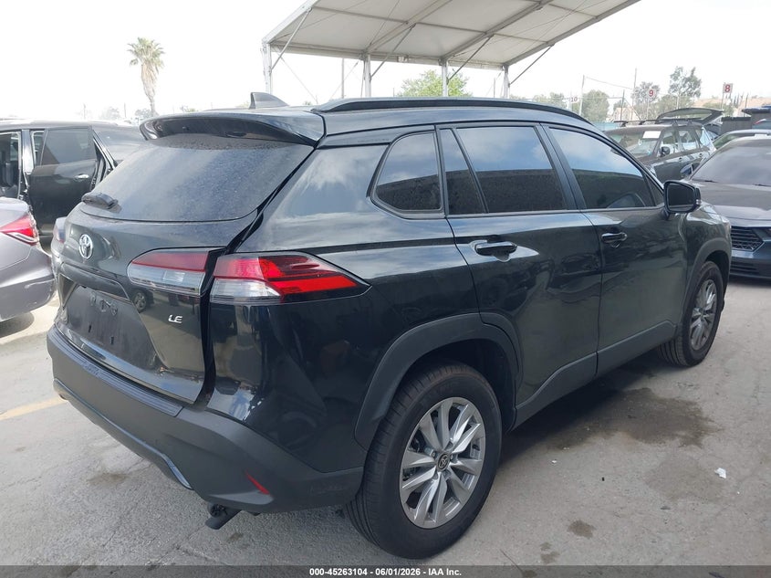 2026 Toyota Corolla cross VIN 7MUCAAAG5TV188758 IAAI salvage auction — LEFT REAR, Salvage Title, sold $8,600 on 2026-07-15 (photo 4)