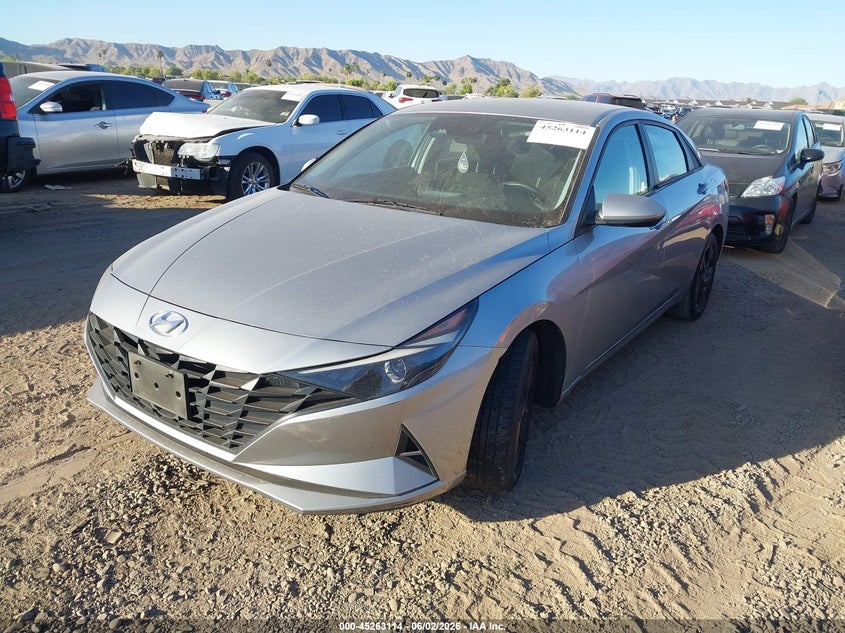 2021 Hyundai Elantra VIN 5NPLM4AG3MH032020 IAAI salvage auction — UNKNOWN, Salvage Title, sold $5,000 on 2026-07-21 (photo 2)