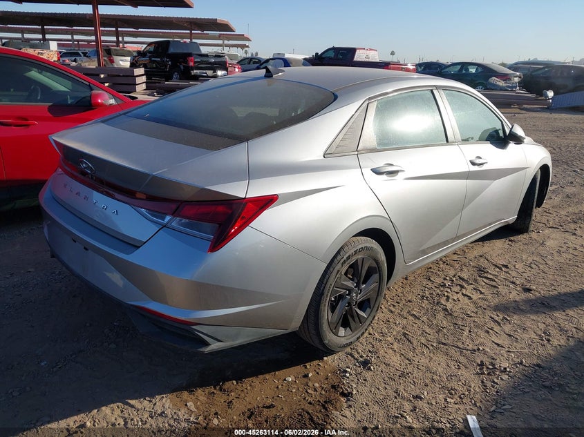 2021 Hyundai Elantra VIN 5NPLM4AG3MH032020 IAAI salvage auction — UNKNOWN, Salvage Title, sold $5,000 on 2026-07-21 (photo 4)