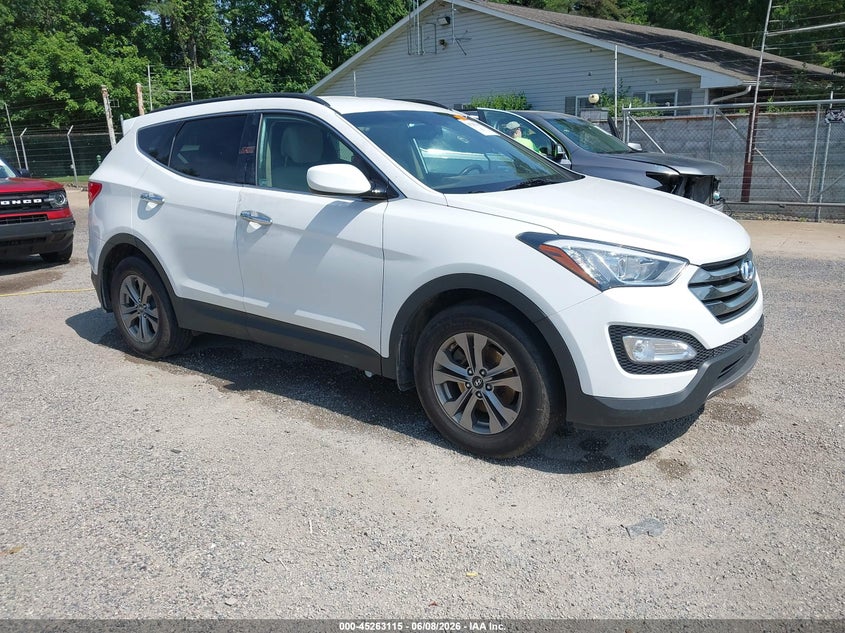 2016 Hyundai Santa fe VIN 5XYZU3LB6GG330644 IAAI salvage auction — THEFT, Salvage Title, sold $2,050 on 2026-07-13 (photo 1)