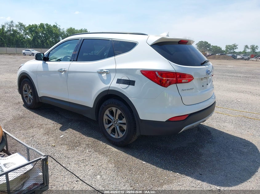 2016 Hyundai Santa fe VIN 5XYZU3LB6GG330644 IAAI salvage auction — THEFT, Salvage Title, sold $2,050 on 2026-07-13 (photo 3)