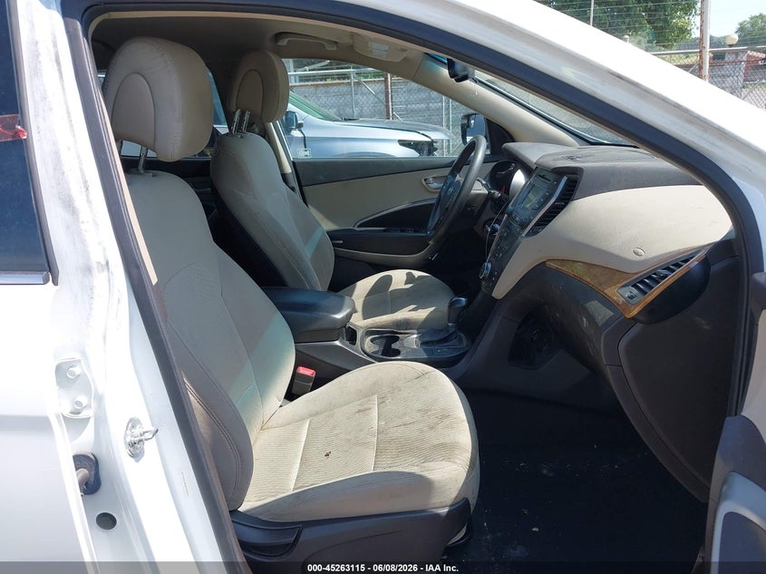 2016 Hyundai Santa fe VIN 5XYZU3LB6GG330644 IAAI salvage auction — THEFT, Salvage Title, sold $2,050 on 2026-07-13 (photo 5)