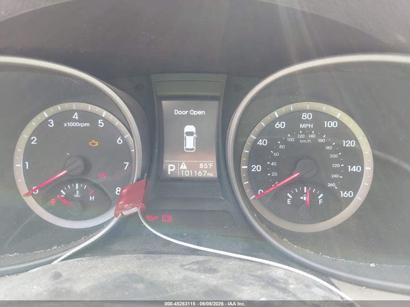 2016 Hyundai Santa fe VIN 5XYZU3LB6GG330644 IAAI salvage auction — THEFT, Salvage Title, sold $2,050 on 2026-07-13 (photo 7)