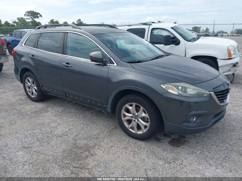 2015 Mazda Cx-9 VIN JM3TB2CAXF0467501 IAAI salvage auction — RIGHT SIDE, Clear (Florida), sold $375 on 2026-07-16 (photo 1)