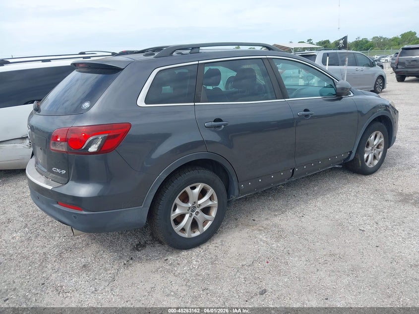 2015 Mazda Cx-9 VIN JM3TB2CAXF0467501 IAAI salvage auction — RIGHT SIDE, Clear (Florida), sold $375 on 2026-07-16 (photo 4)