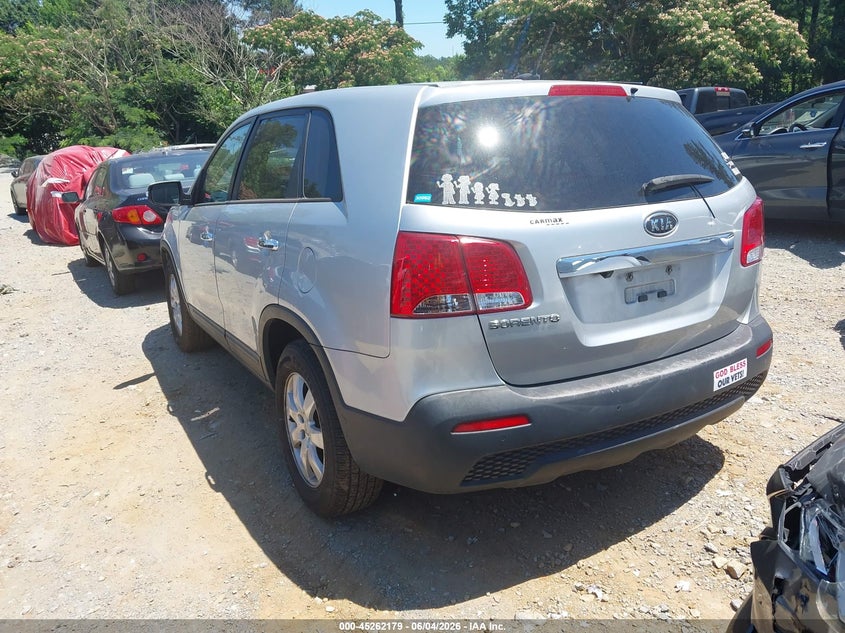 2013 Kia Sorento VIN 5XYKT3A11DG407141 IAAI salvage auction — SIDE, Salvage Title, sold $25 on 2026-07-21 (photo 3)