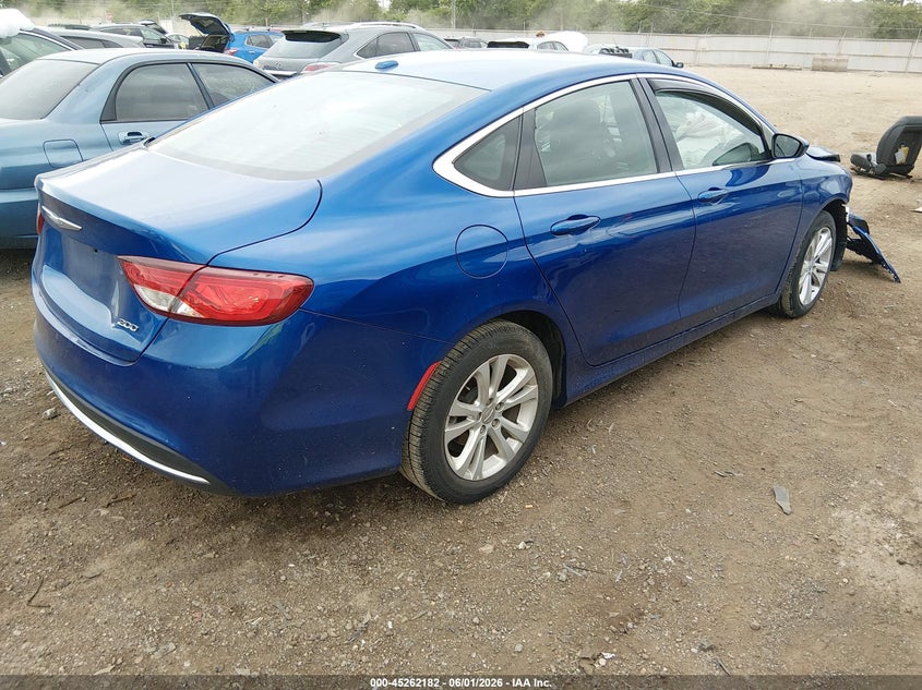2015 Chrysler 200 VIN 1C3CCCAB1FN670517 IAAI salvage auction — FRONT END, Wait Title, sold $450 on 2026-09-10 (photo 4)