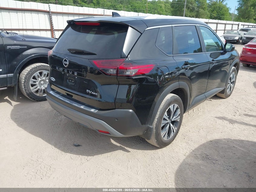 2023 Nissan Rogue VIN 5N1BT3BB5PC941853 IAAI salvage auction — HAIL, Salvage Title, sold $9,150 on 2026-07-29 (photo 4)