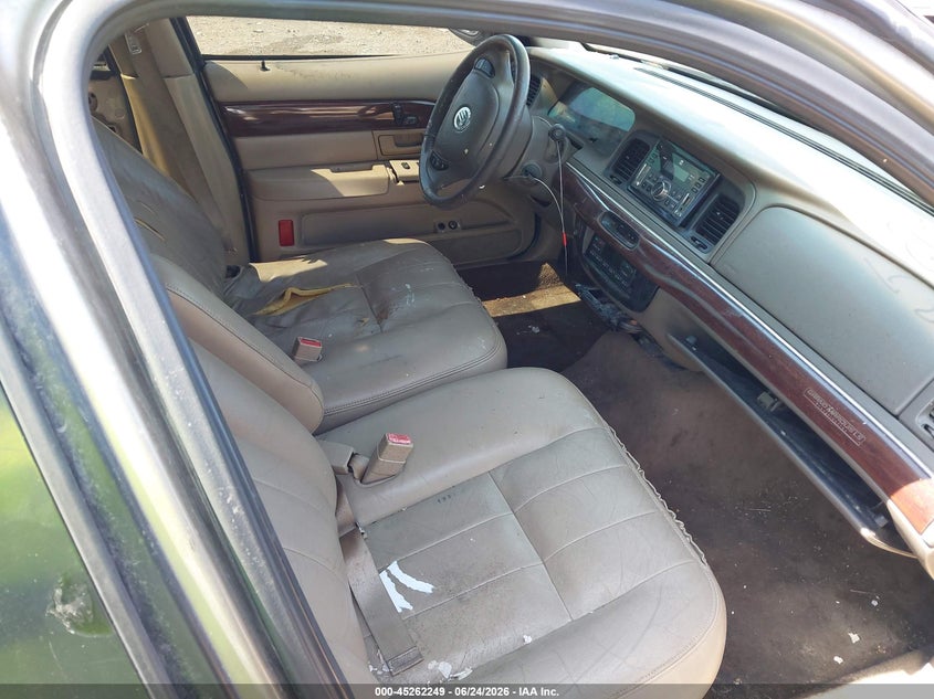2003 Mercury Grand marquis VIN 2MEFM75W43X643136 IAAI salvage auction — FRONT END, Clear (Tennessee), sold $225 on 2026-07-09 (photo 5)
