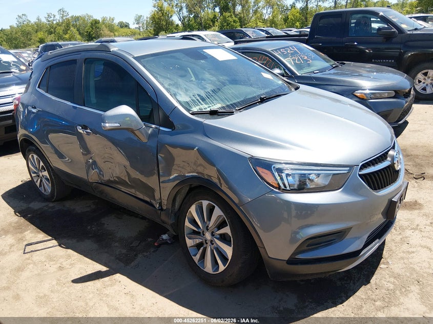 2019 Buick Encore VIN KL4CJASBXKB937082 IAAI salvage auction — SIDE, Salvage Title, sold $2,100 on 2026-07-21 (photo 1)